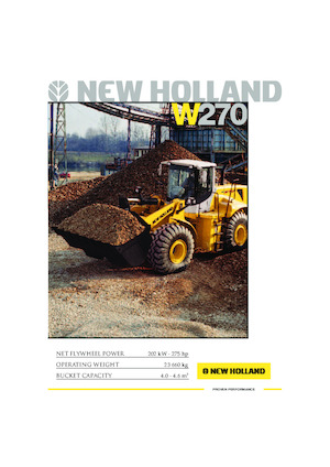 Kolové nakladače New Holland W 270