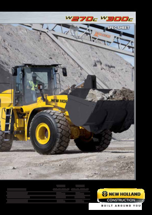 Kolové nakladače New Holland W300C