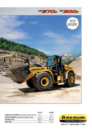 Kolové nakladače New Holland W270C LR