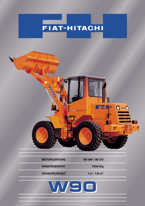Kolové nakladače Fiat-Hitachi W 90