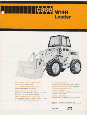 Kolové nakladače Case W14H