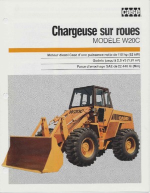 Kolové nakladače Case W20C