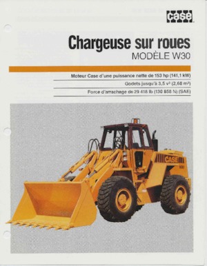 Kolové nakladače Case W30