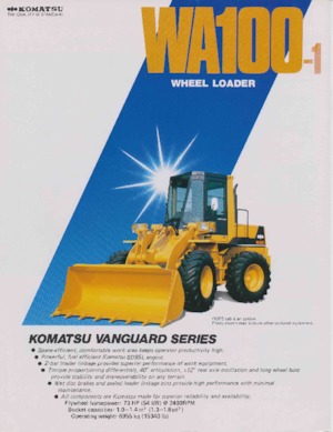 Kolové nakladače Komatsu WA 100-1