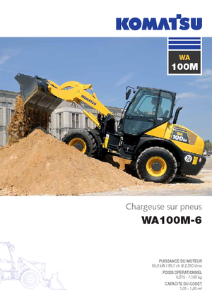 Kolové nakladače Komatsu WA100M-6