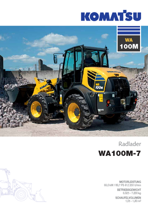 Kolové nakladače Komatsu WA100M-7