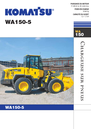 Kolové nakladače Komatsu WA150-5