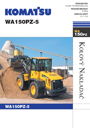 Kolové nakladače Komatsu WA150PZ-5