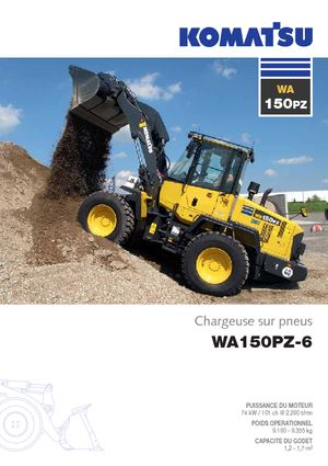 Kolové nakladače Komatsu WA150PZ-6