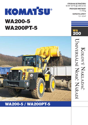 Kolové nakladače Komatsu WA200PT-5