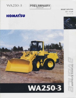 Kolové nakladače Komatsu WA 180-3