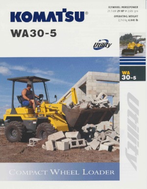 Kolové nakladače Komatsu WA 30-5