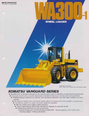 Kolové nakladače Komatsu WA 300-1