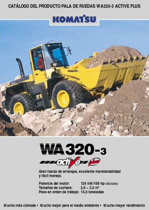 Kolové nakladače Komatsu WA320-3 active Plus