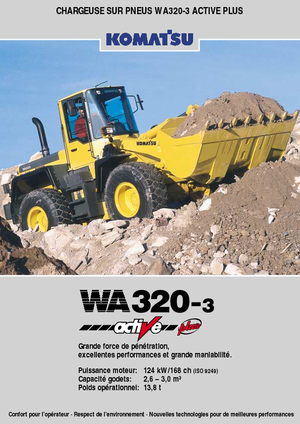 Kolové nakladače Komatsu WA320-3 active Plus