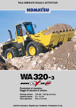 Kolové nakladače Komatsu WA320-3 active Plus
