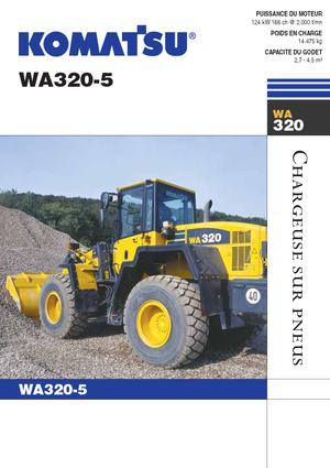 Kolové nakladače Komatsu WA320-5