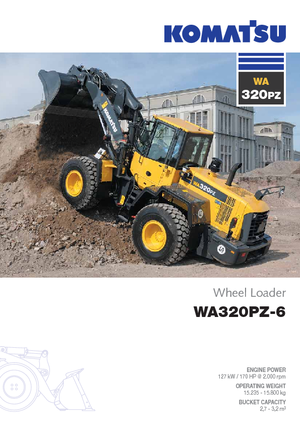 Kolové nakladače Komatsu WA320PZ-6