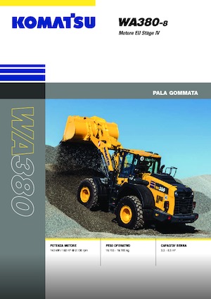 Kolové nakladače Komatsu WA380-8E0