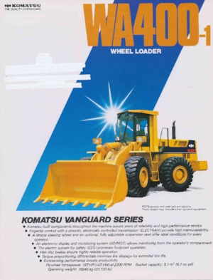 Kolové nakladače Komatsu WA 400-1