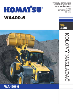 Kolové nakladače Komatsu WA400-5