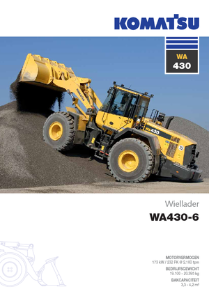 Kolové nakladače Komatsu WA430-6E0