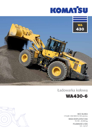 Kolové nakladače Komatsu WA430-6E0