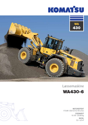 Kolové nakladače Komatsu WA430-6E0