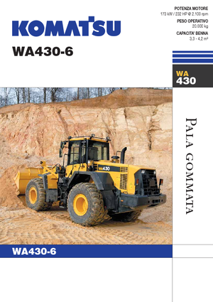 Kolové nakladače Komatsu WA430-6E0