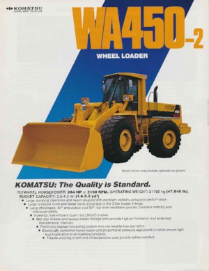 Kolové nakladače Komatsu WA 450-2