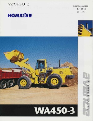 Kolové nakladače Komatsu WA 450-3