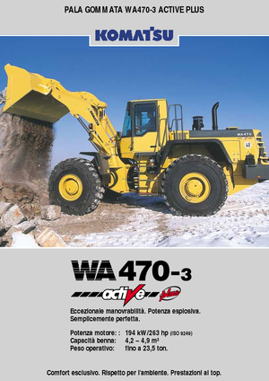 Kolové nakladače Komatsu WA470-3 active Plus