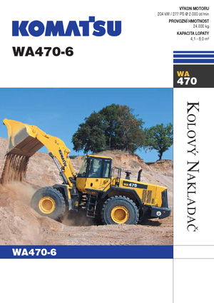Kolové nakladače Komatsu WA470-6