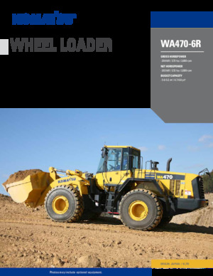 Kolové nakladače Komatsu WA 470-6R
