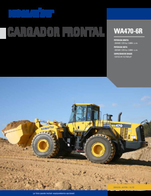 Kolové nakladače Komatsu WA 470-6R