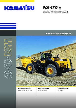 Kolové nakladače Komatsu WA470-8E0