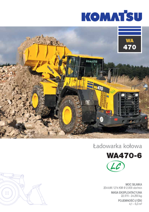 Kolové nakladače Komatsu WA470LC-6