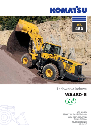 Kolové nakladače Komatsu WA480LC-6