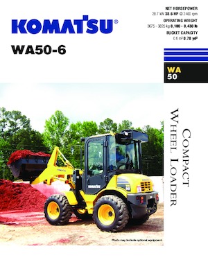 Kolové nakladače Komatsu WA 50-6