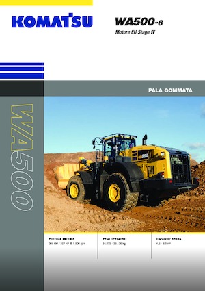 Kolové nakladače Komatsu WA500-8E0