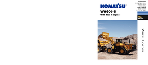 Kolové nakladače Komatsu WA600-6