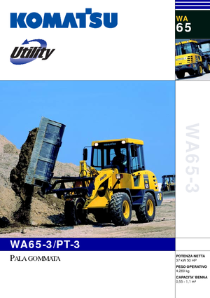 Kolové nakladače Komatsu WA65-3