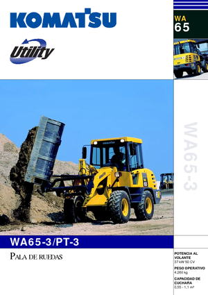 Kolové nakladače Komatsu WA65-3