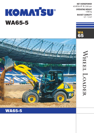 Kolové nakladače Komatsu WA65-5