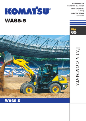 Kolové nakladače Komatsu WA65-5