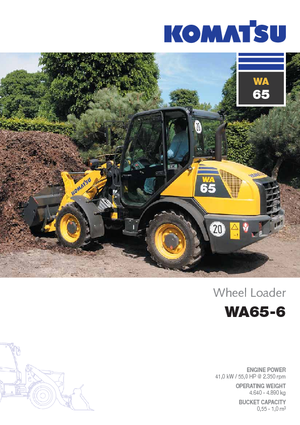 Kolové nakladače Komatsu WA65-6