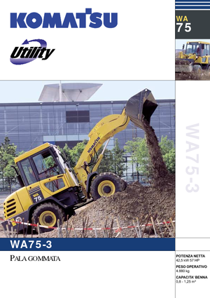 Kolové nakladače Komatsu WA75-3 Fleet