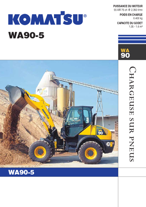 Kolové nakladače Komatsu WA90-5