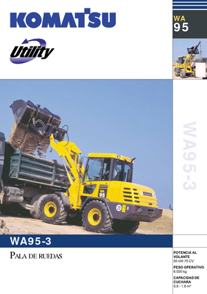 Kolové nakladače Komatsu WA95-3