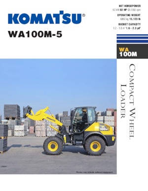 Kolové nakladače Komatsu WA100M-5